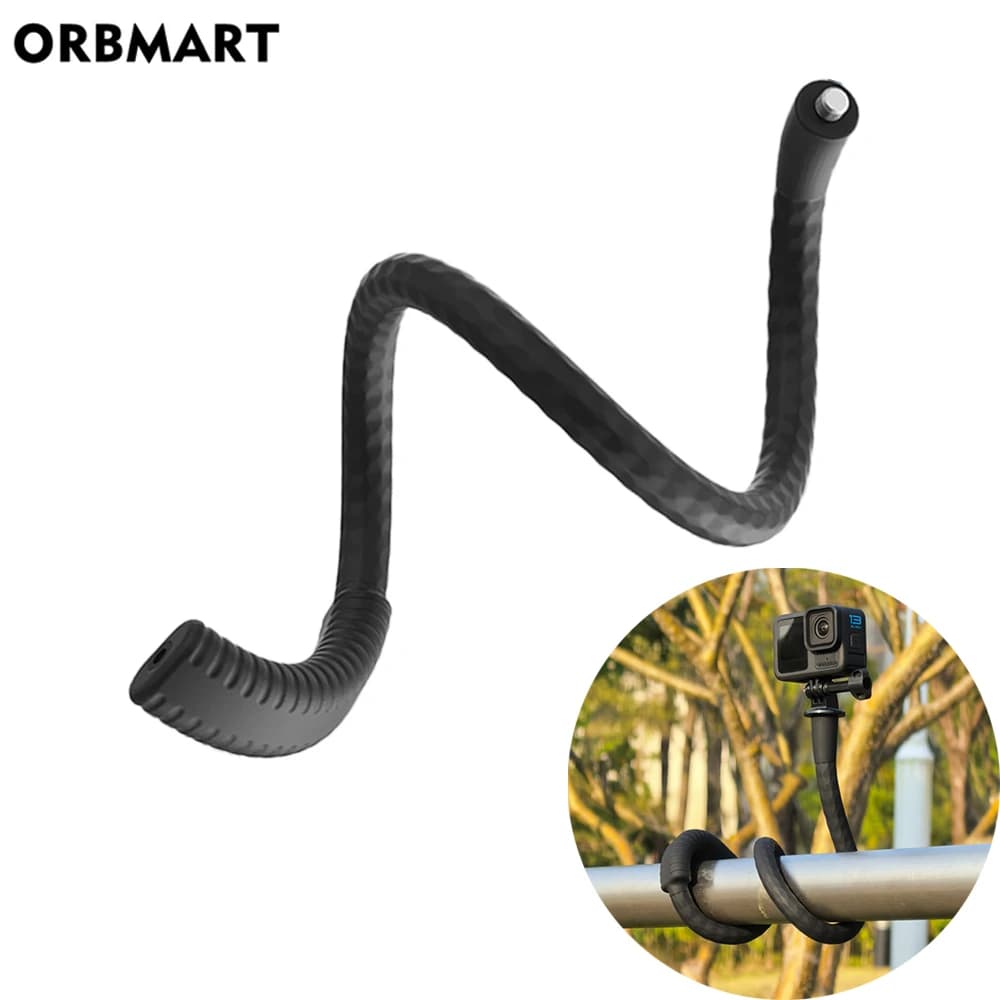 Flexible tripod for selfie stick for GoPro Hero 13 12 11 DIJ insta360 Smartphone Octopus Treppiede Monopiede IP camera support