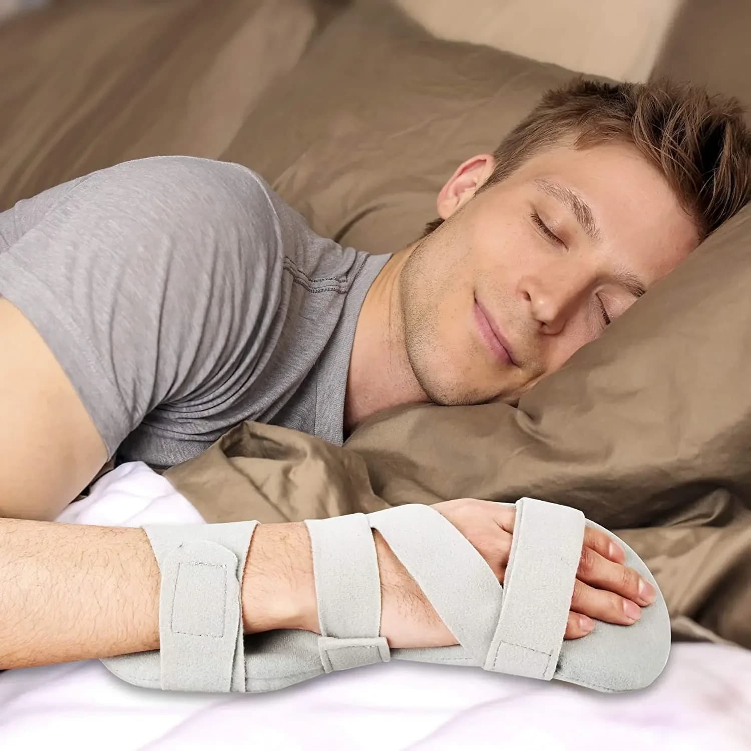 Ictus Resting Hand Stecca Immobilizzatore notturno Atrofia muscolare Riabilitazione nelle mani Polsi e dita
