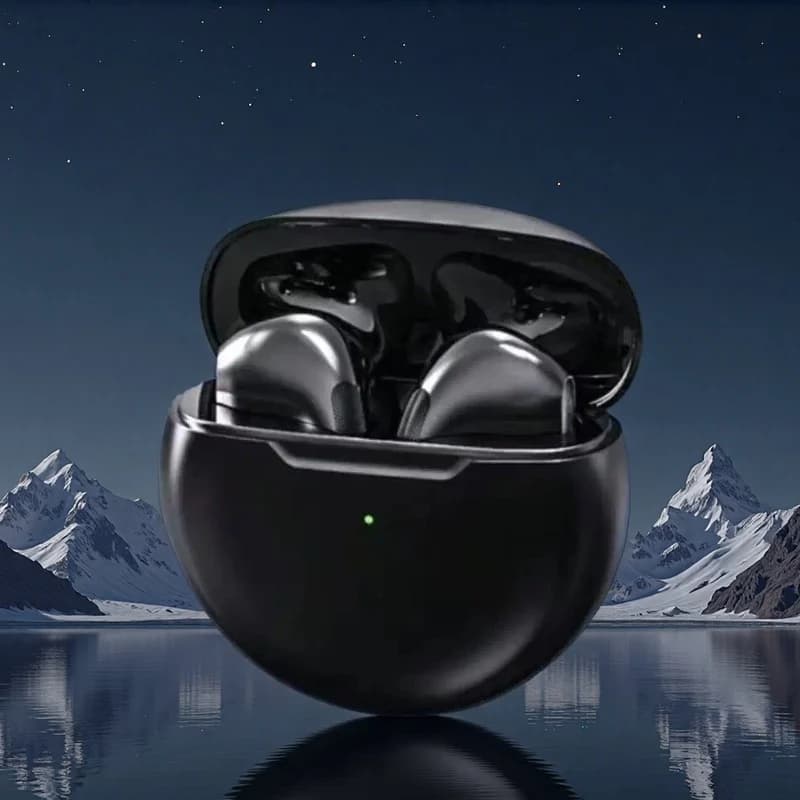 Cuffie TWS Pro6 Cuffie Bluetooth Cuffie Bluetooth wireless con microfono Auricolari stereo Pro6 9D