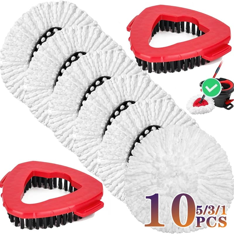 1/3/5/10PCS Mop for Vileda String Mopping Replacement Clean In Microfiber Mop Charging Head Home Cleaning Tools Mop Accessories
