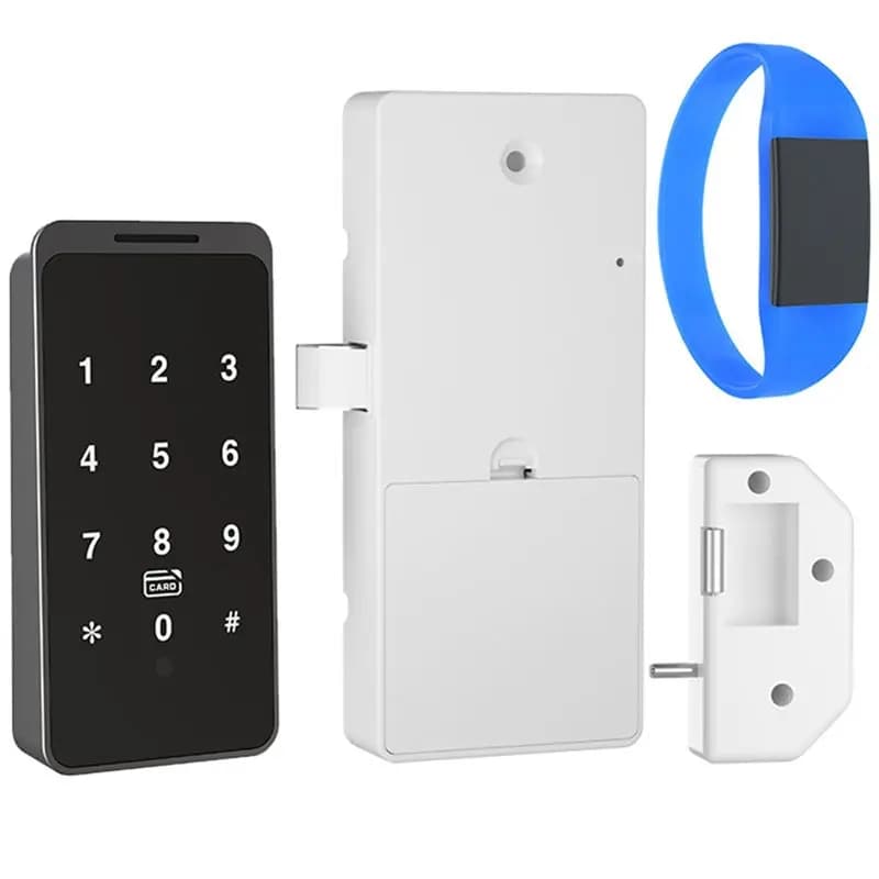 Serrature elettroniche intelligenti A92Z sensibili al tocco per armadietti portadocumenti, per ufficio, casa, guardaroba.