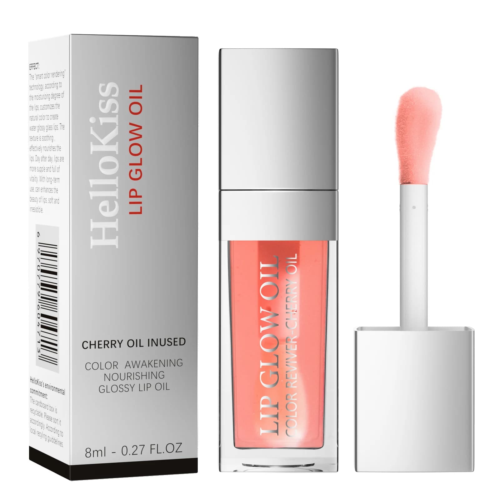 Crystal Jelly idratante olio per labbra rimpolpante lucidalabbra trucco Sexy Plump Lip Glow Oil colorato Lip Plumper