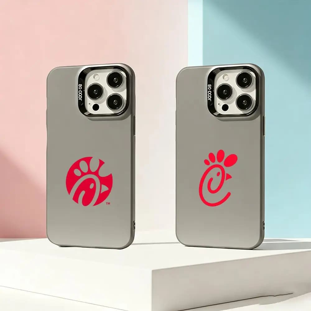 Cover per iPhone 17, 16, 15, 14, 13, 12, 11 Plus, Pro Max, XS - C-Chick-fil-A