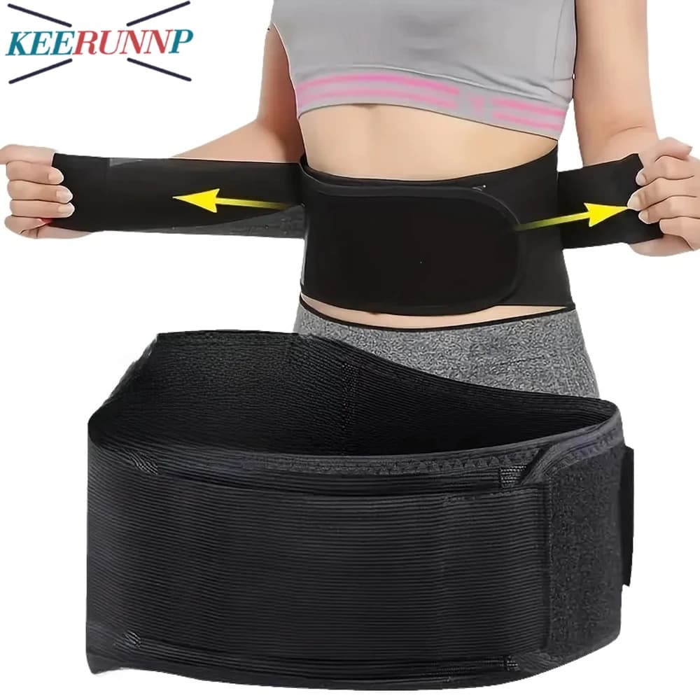 Tutore per la schiena magnetico autoriscaldante da 1 pezzo: allevia il dolore alla schiena, sciatica e ernia del disco con cintura di supporto in vita con tormalina