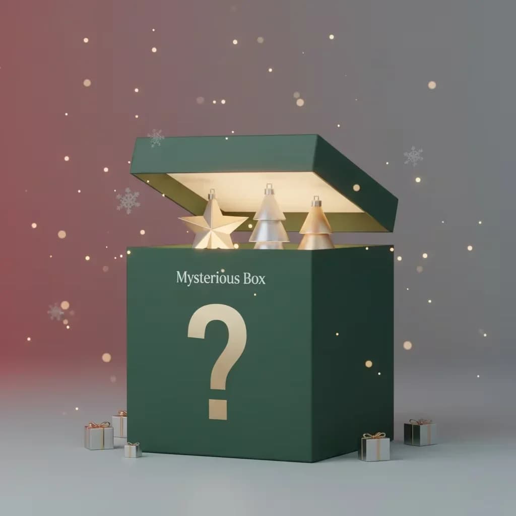 Set di 5 Scatole Misteriose Portafortuna - Gadget da Cucina, Utensili da Bagno e Articoli per l'Organizzazione Assortiti - Idea Regalo Divertente e Emozionante