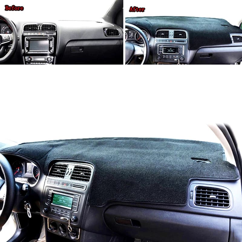 Per Volkswagen VW POLO 2009 2010 2011 2012 2013 2014 2015 2016 2017 Car Styling Cruscotto Copertura Zerbino Dash Zerbino Parasole Tappeto