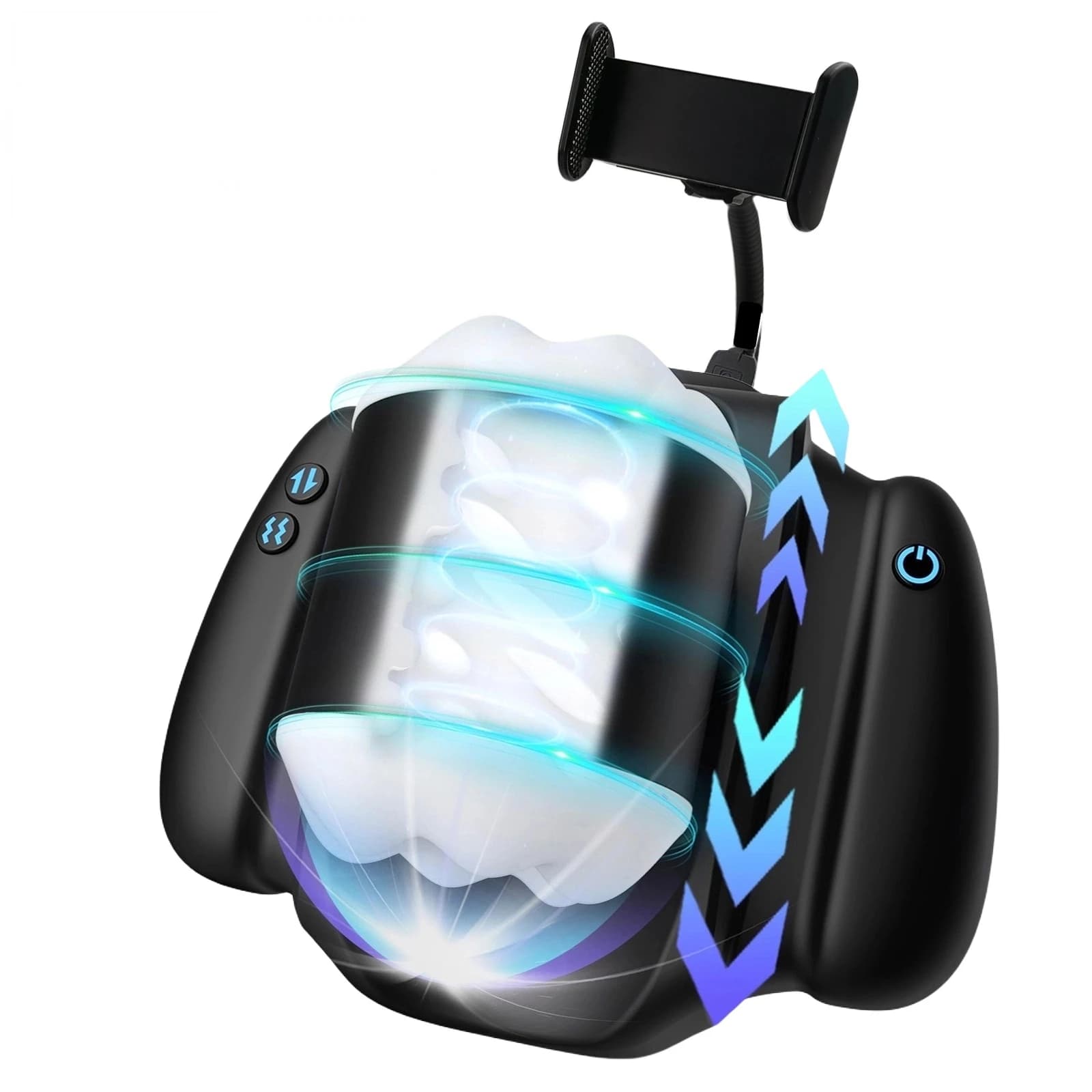 App di Controllo Automatico Telescopico Masturbatore Maschile Figa Orale Succhiare Vibratore Giocattolo Del Sesso per Gli Uomini Pompino Pene Trainer Macchina Del Sesso