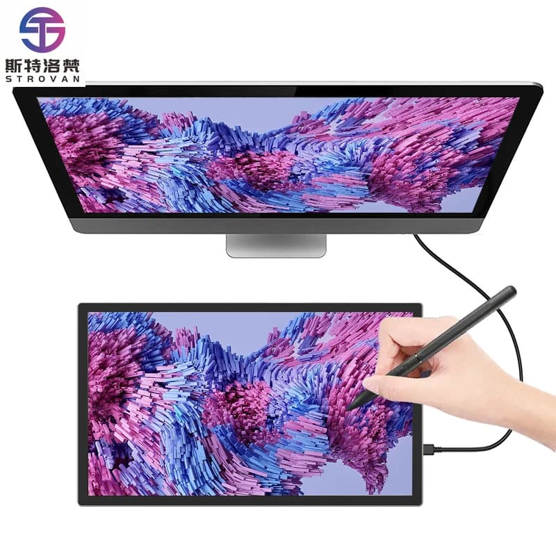 8192 Level 13.3 Battery-Free Stylus 21.5-Inch Display Graphic Drawing Tablet with Pen for Artists and Designers