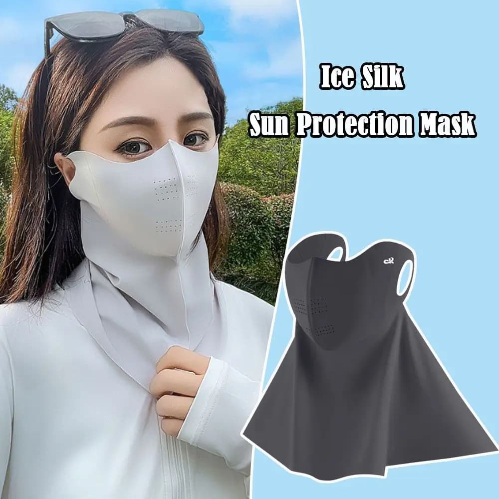 UPF50+ Anti-dust Anti-UV, 3D Breathable Cover Scarf, Solar Exterior Mask