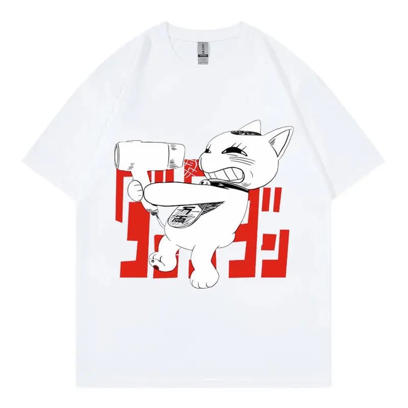 T-shirt Anime Dandadan Turbo Granny Lucky Cat Hammer Estate 2026 - Maglietta Casual a Maniche Corte Stile Harajuku Streetwear per i Fan