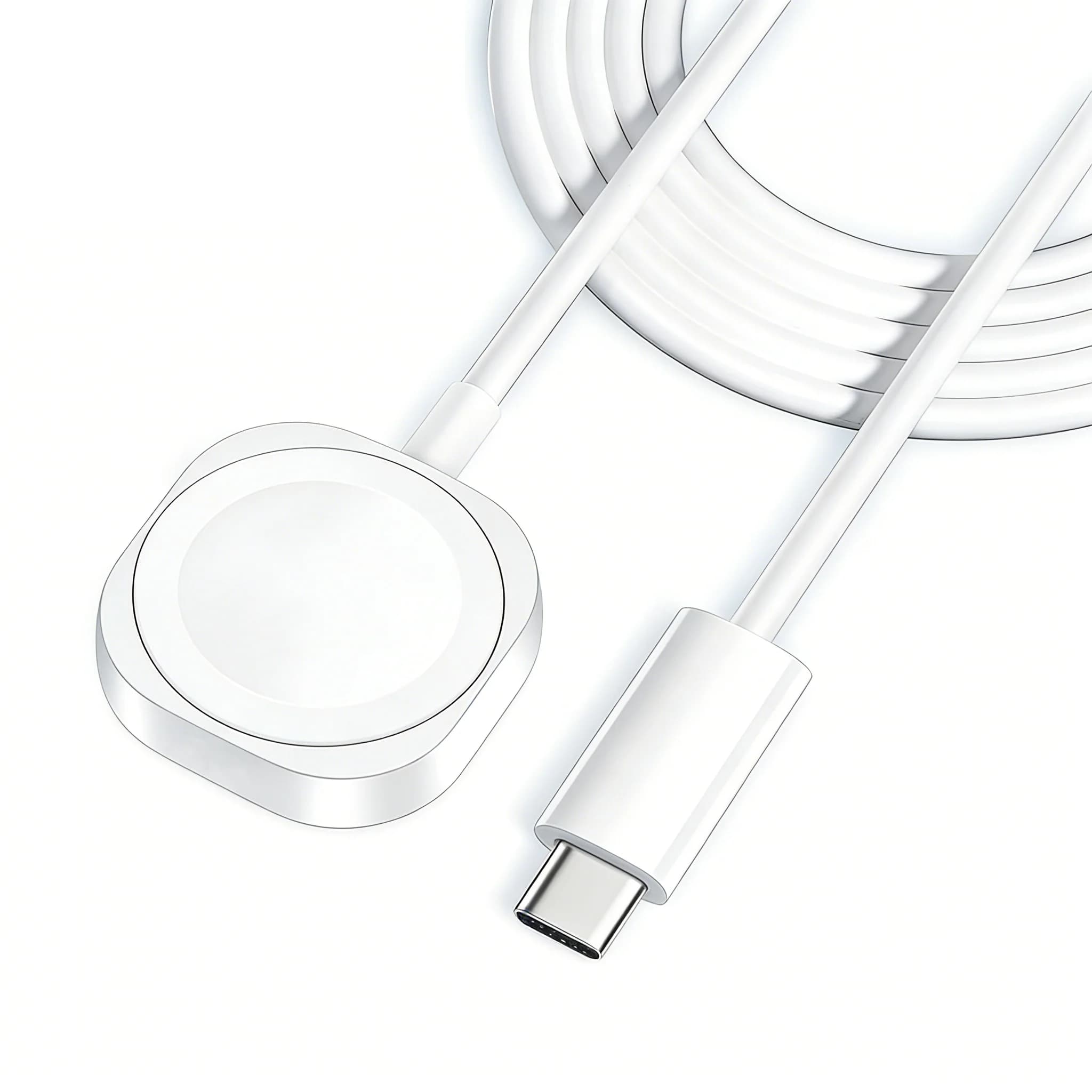 TIMESS Caricabatterie Magnetico USB A TYPE-C per Apple Watch Serie Ultra 11 10 9 8 7 6 5, Cavo di Ricarica per iWatch 4 3 2 1 SE