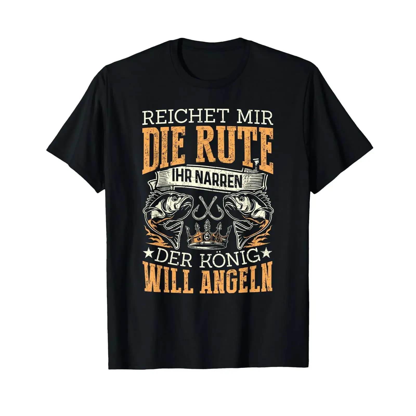 Hand me the rod you fools king wants to go fishing T shirt vintage Washed Comfortable Slightly Soft Stylish Breathable Unisex