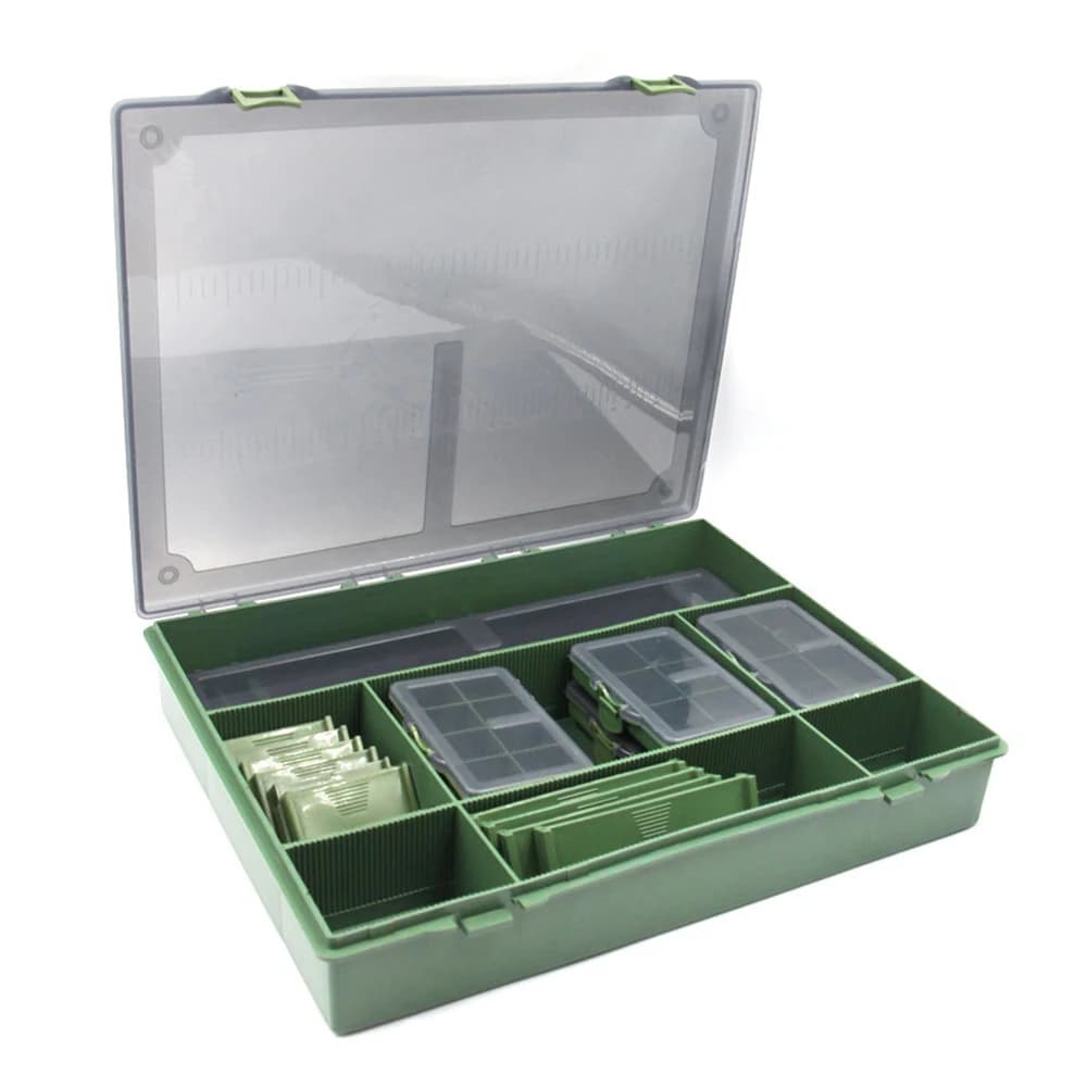 Set di Scatole per Conservazione Esche da Pesca, Kit Contenitori per Attrezzatura da Pesca