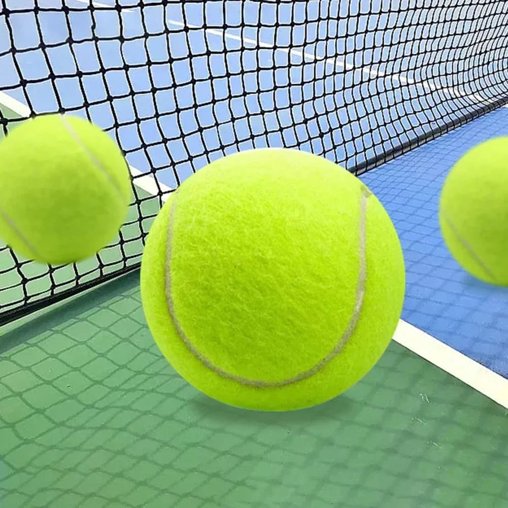 3C%Tennis Balls With Mesh Carry Bag Practice Ball High Elasticity Pet Dog Playing Balls Outdoor Sports For Tennis Training