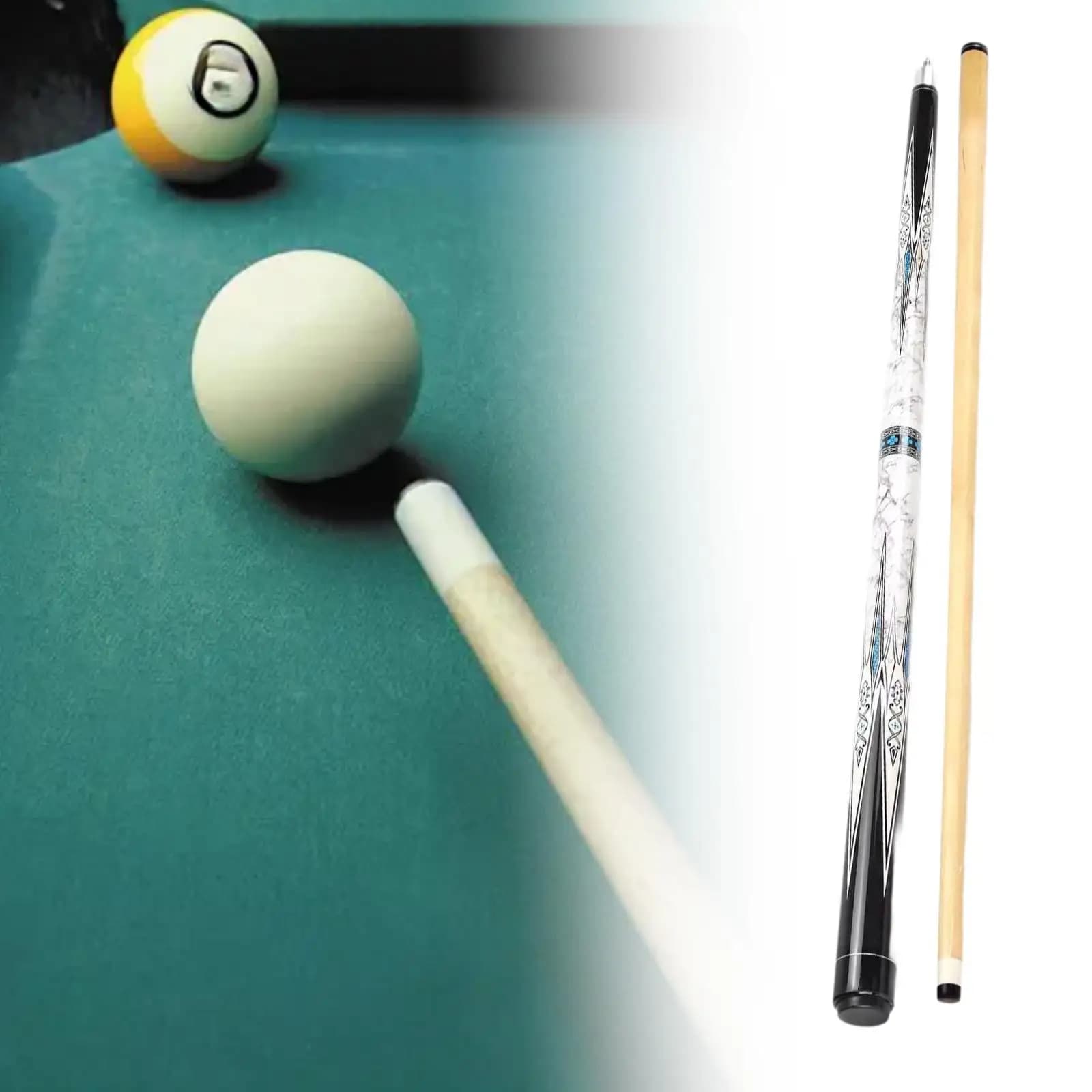 Wooden Billiard Pool Cue Stick 57 Inch 1 2 Split Professional Billiard Cues for Home Pool Table Game