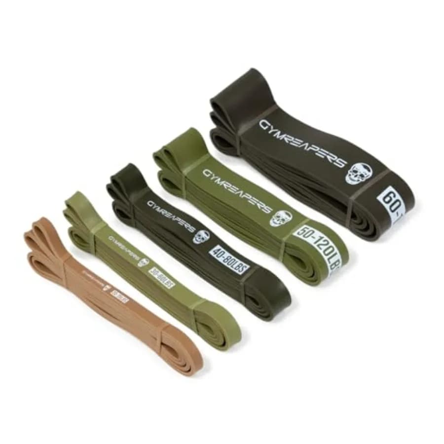 Endurance for training – Set of stretch support bands for pull up exercises for powerlifting, stretching, WOD, strength Between
