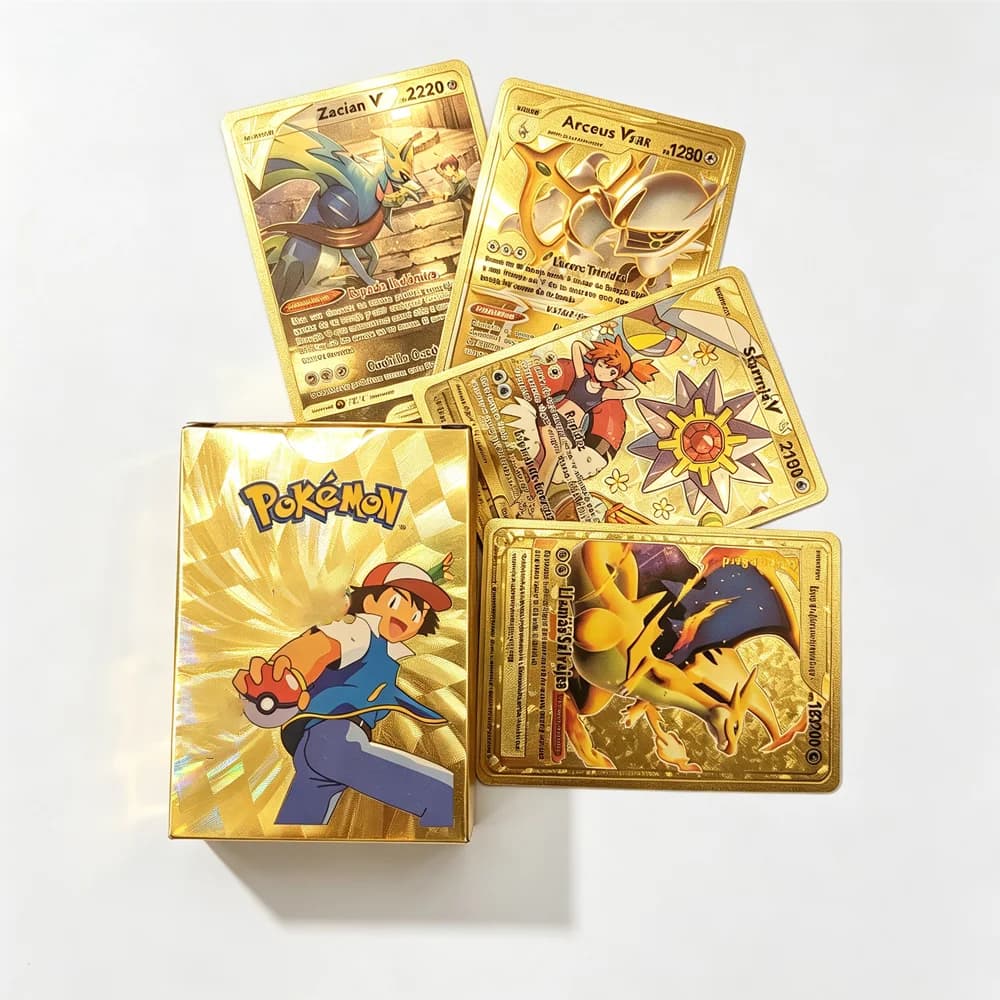 55-165 pcs Pokemon Gold Black Vmax GX Box Mewtwo Charizard Pikachu Rare Collection Battle Trainer Children Toys Gift