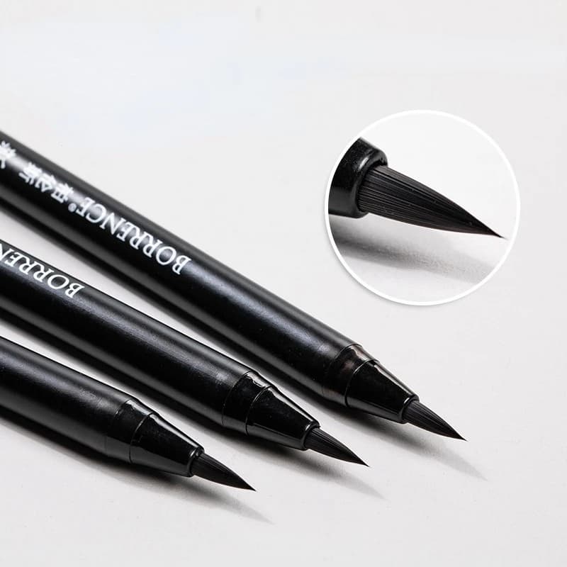 Penna per esercitazioni di calligrafia di alta qualità Pennello morbido per acquerello BR Piccolo pennello per scrittura regolare Studente Pittura artistica Forniture per scrittura