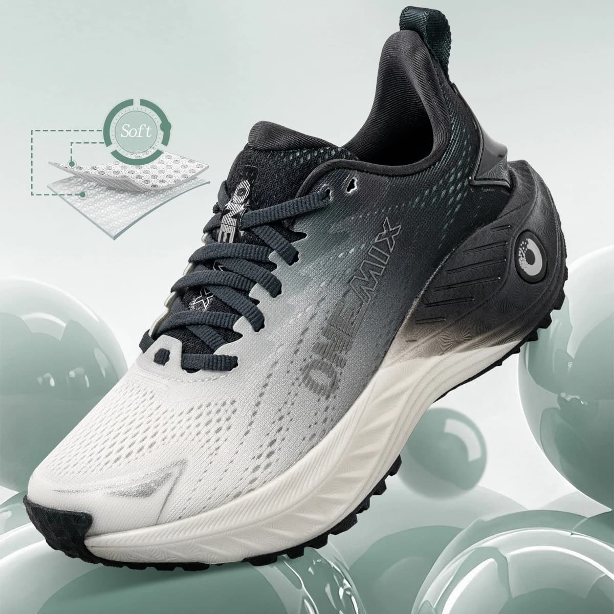 ONEMIX Scarpe da corsa casual Scarpe da jogging estive traspiranti Uomo Scarpe da ginnastica leggere da donna Scarpe sportive con cuscino maschile da esterno