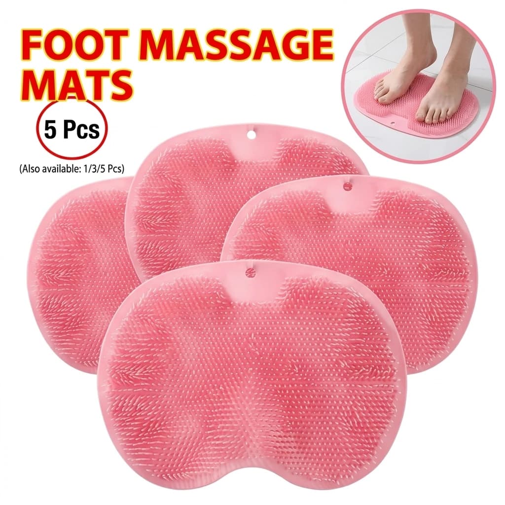 Foot Rubbing Back Rubbing Artifact Bathroom Massage Bath To Remove Dead Skin Feet Dirt Wash Silicone Bathtub Non-Slip Bath Mats