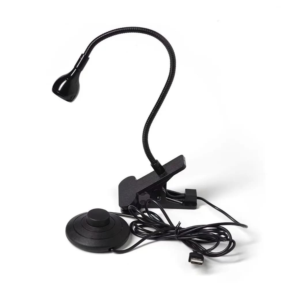 Lampada UV LED Portatile 5W/3W per Unghie con Testa Regolabile, Asciuga Unghie Professionale con Interruttore a Pedale, Lampada per Asciugatura Unghie per Salone