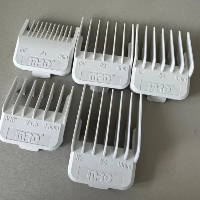 MRD Pettini professionali per tagliacapelli, pettine guida da taglio professionale per Wahl con design magnetico in metallo 1,5/3/4,5/6/10/13MM