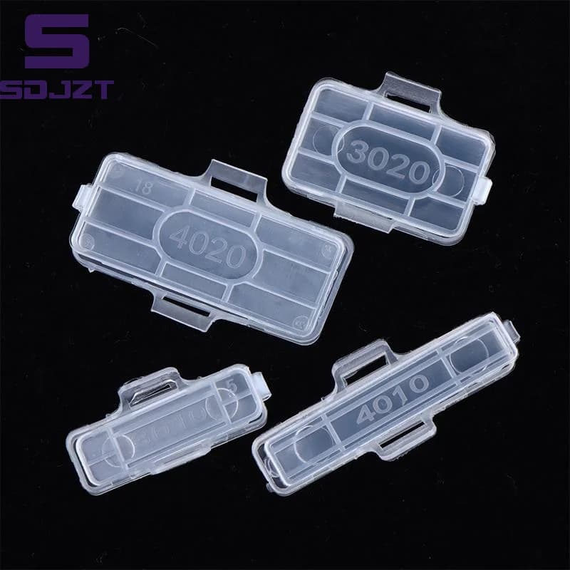 .Hot Sale-100pcs Cable Tie Label Tags Plastic Transparent Wire Marker Name Identification Holder Seal Case 2026