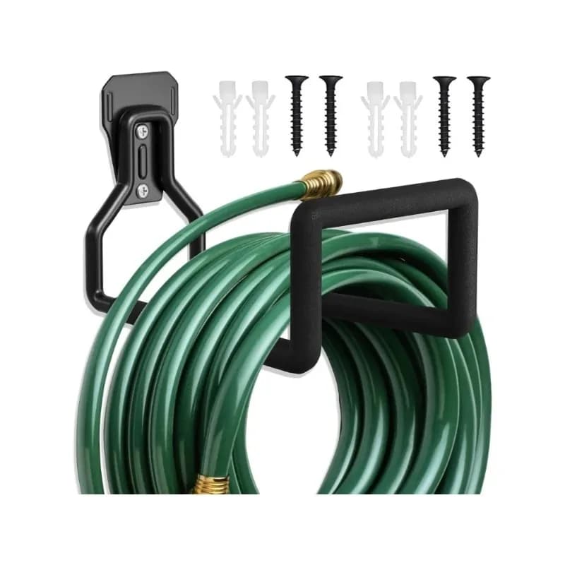Stainless Steel Wall Hooks, Rust Proof Mount Hangers for Hose, Ropes & Extension Cords, Garden Hook