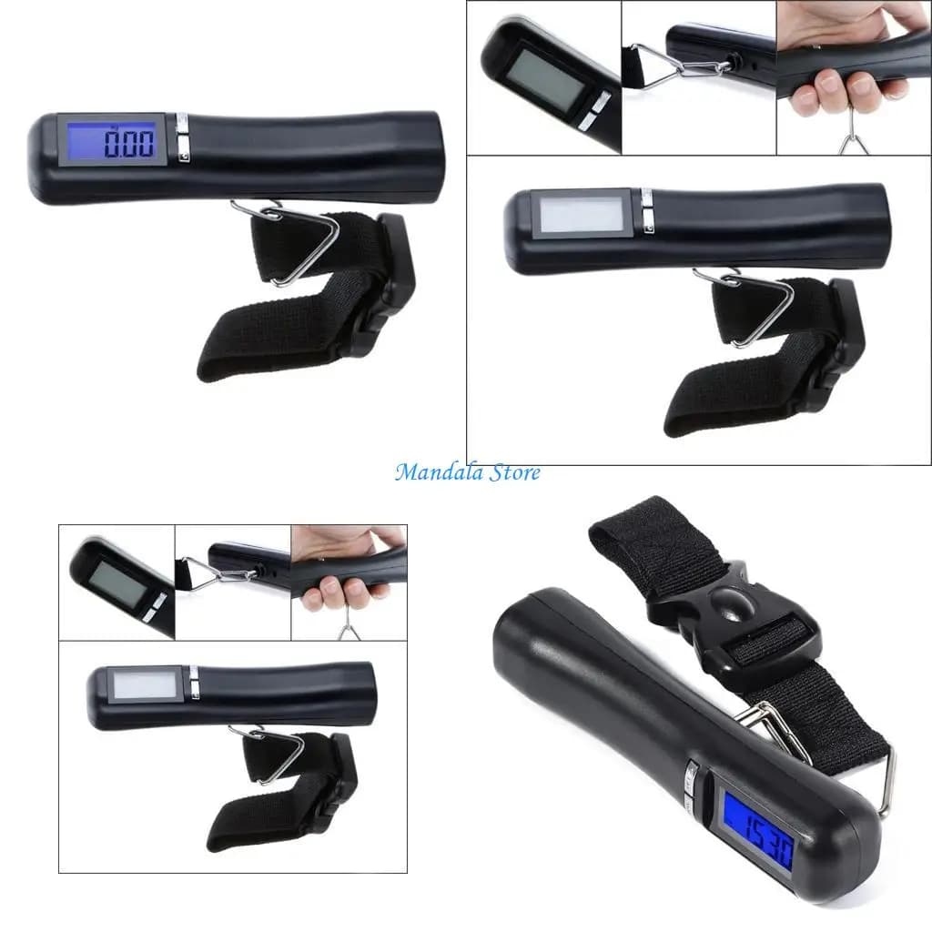U2JC Bilancia per bagagli Bilancia per bagagli digitale portatile Bilancia per bagagli Bilancia da viaggio per bagagli con LCD