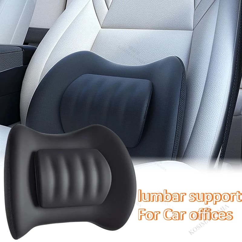 Cuscino Lombare per Auto 3D, Supporto Ergonomico in Memory Foam, Cuscino Universale per Sedile Auto, Adatto alla Maggior Parte dei Veicoli