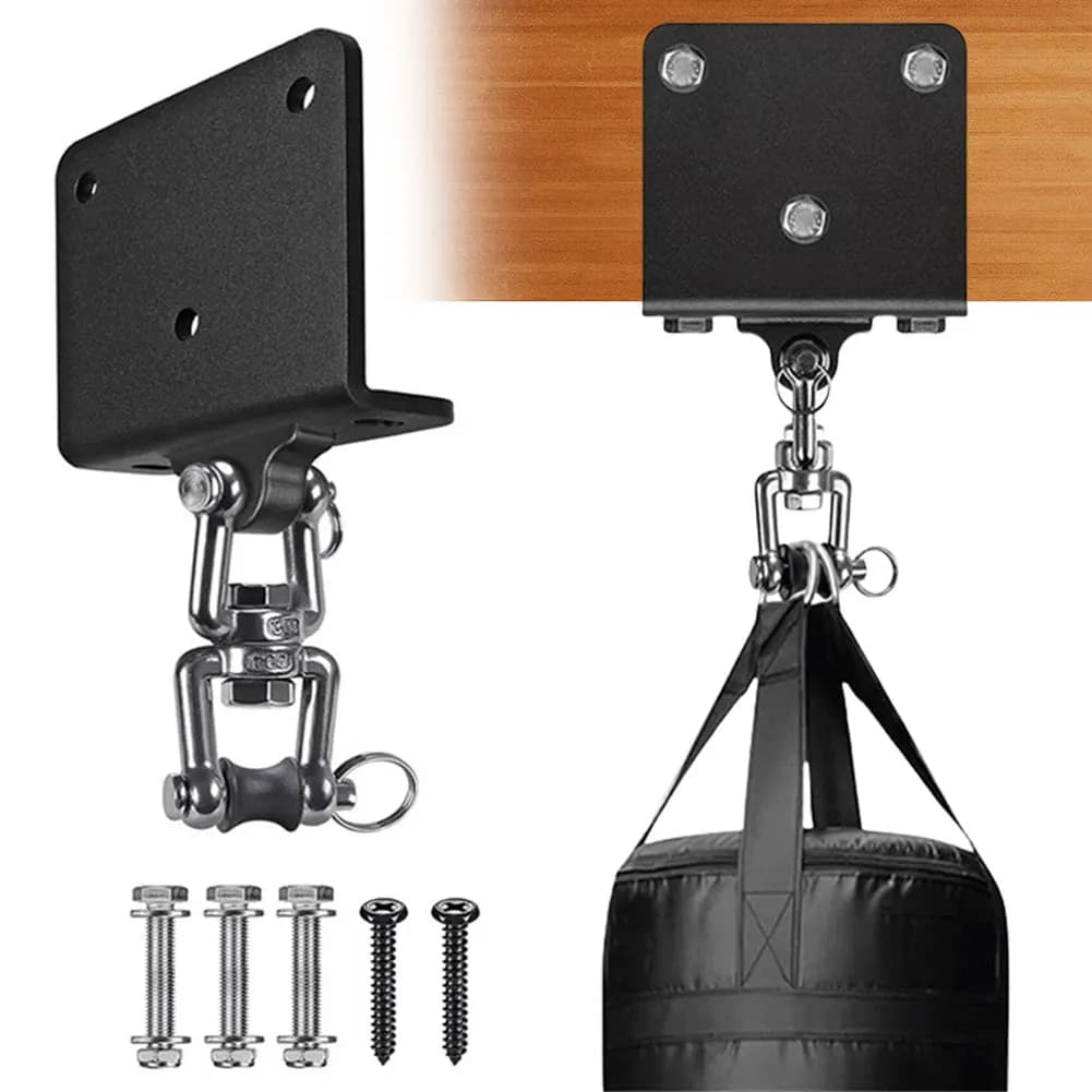 Punching Bag Hanger 360 Degree Rotation Boxing Bag Ceiling Mount Punching Bag Mount for Boxing Bag Heavy Bag Speed Bag
