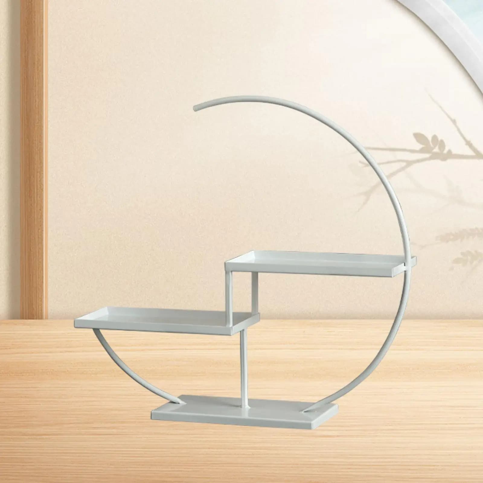 Vassoio Espositore per Cupcake, Contenitore per Buffet, Supporto Moderno per Alimenti, Espositore per Decorazioni da Tavolo per Feste, Statuette e Gioielli