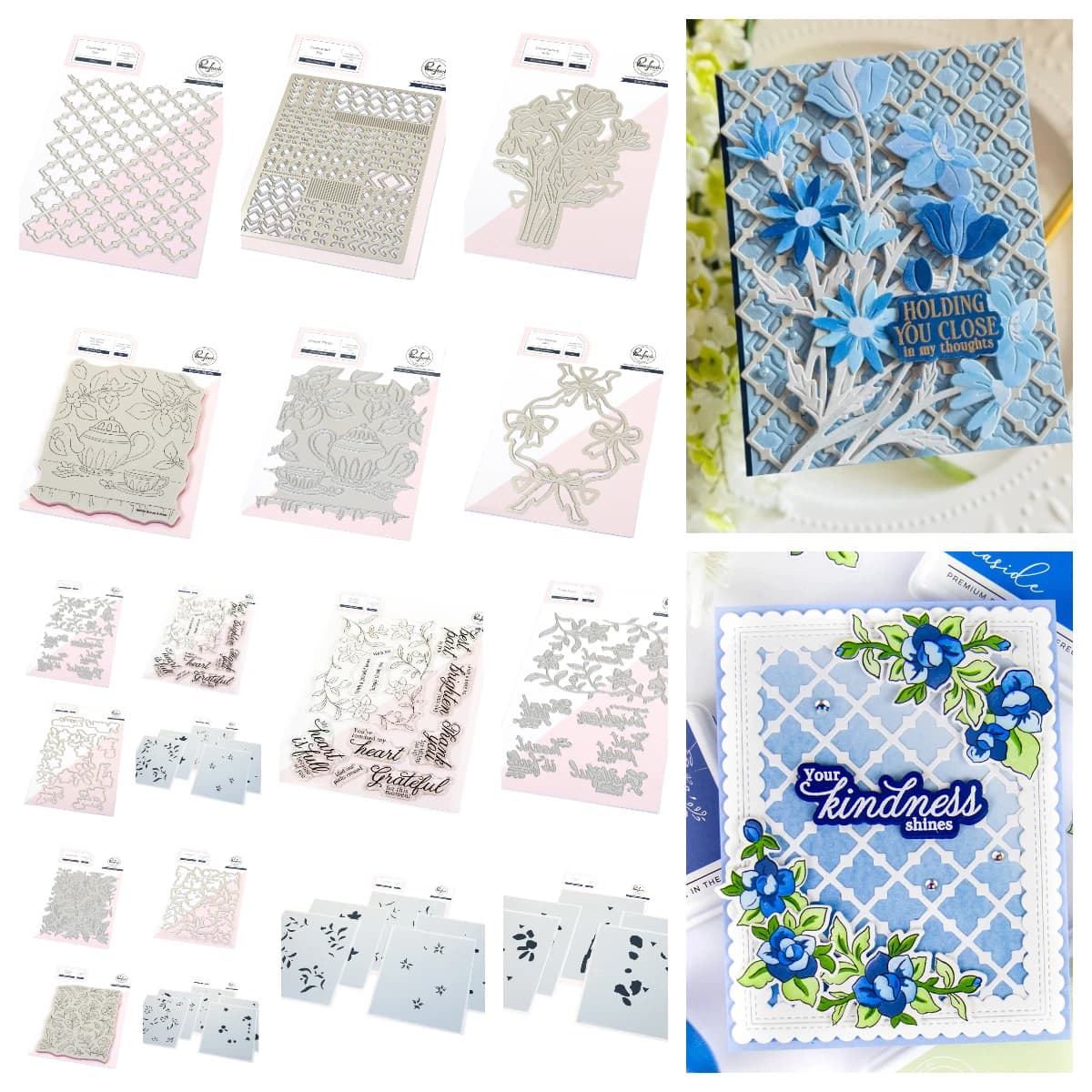 Petal Grid Coverplate Die Cutting Dies Stamps Stencil Hot Foil set for Scrapbooking Decoration Embossing Template DIY Card New