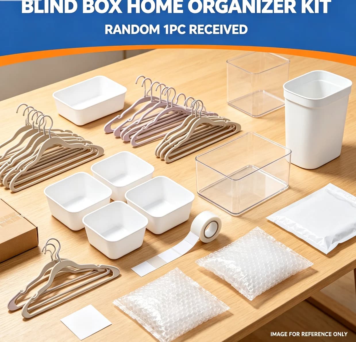 Household Organizer Mystery Blind Box Clothes Hanger Storage Container Sundry Organizer Tray Random Single Item Surprise Package