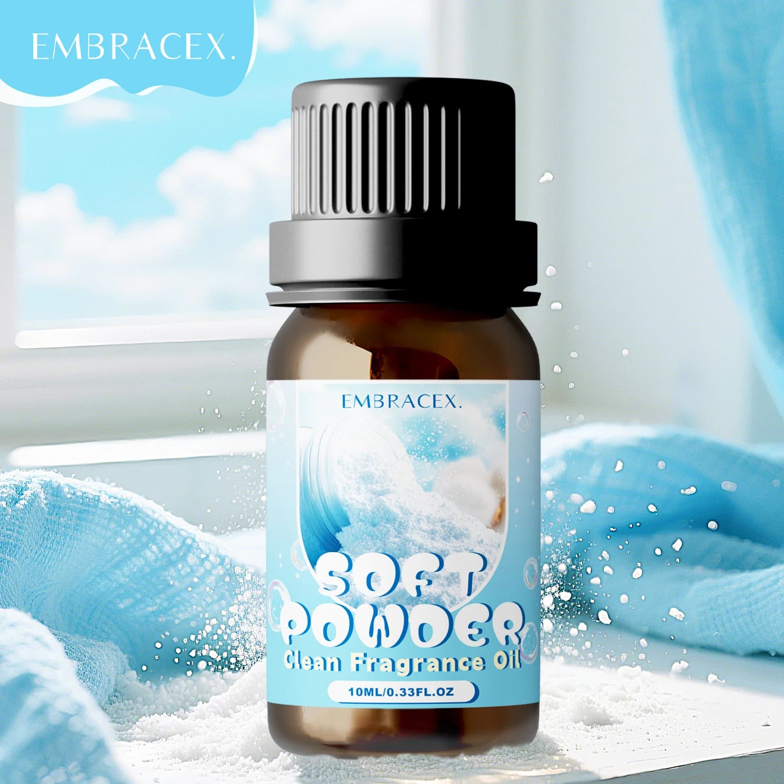 Olio Essenziale in Polvere Morbida 10ml, Profumo di Vaniglia, Violetta e Rosa, per Candele, Diffusori/Umidificatori, Regalo, Olio Profumato per Ambienti