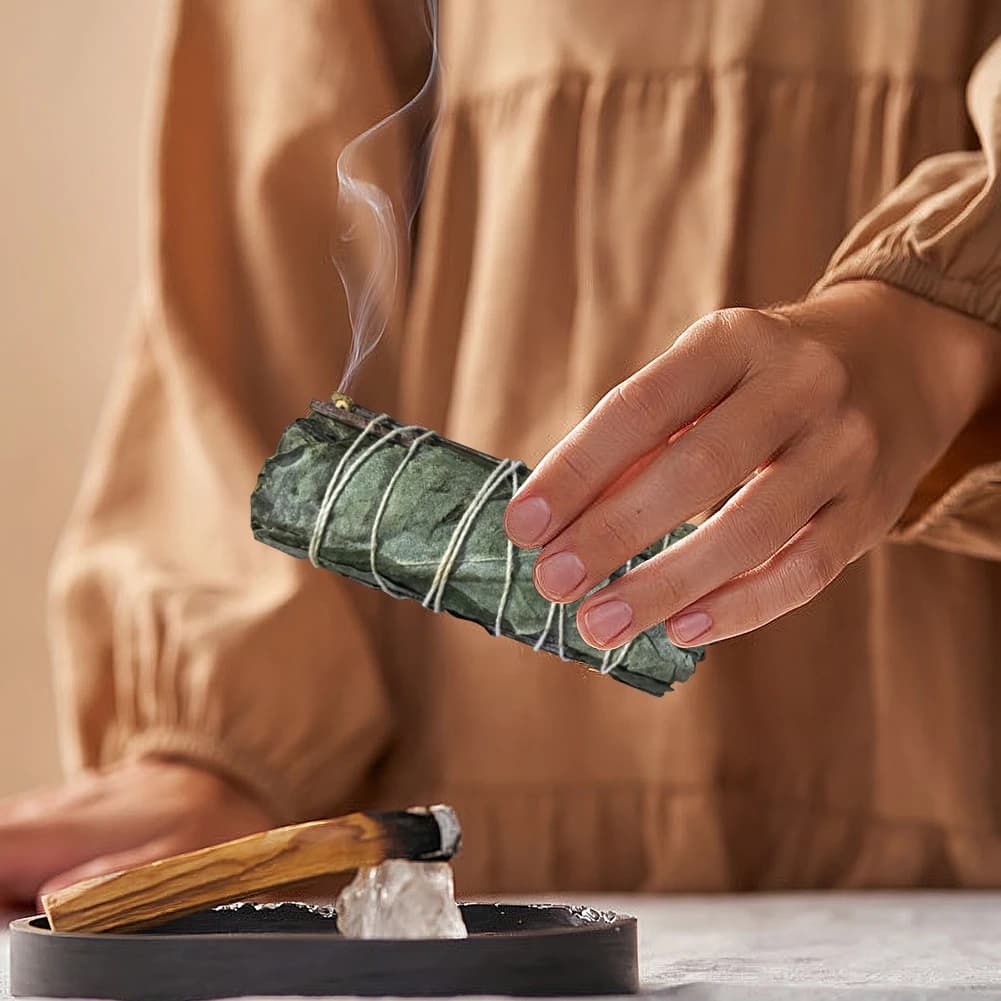 Bastoncini di incenso all'eucalipto, bastoncini naturali per fumigazione all'eucalipto, bastoncini profumati all'eucalipto per meditazione e relax