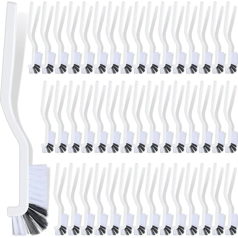 48 Pieces Plastic Kitchen Cleaning Brushes, Bathroom Brushes, Bottles, Tiles, Slots and Window Bins