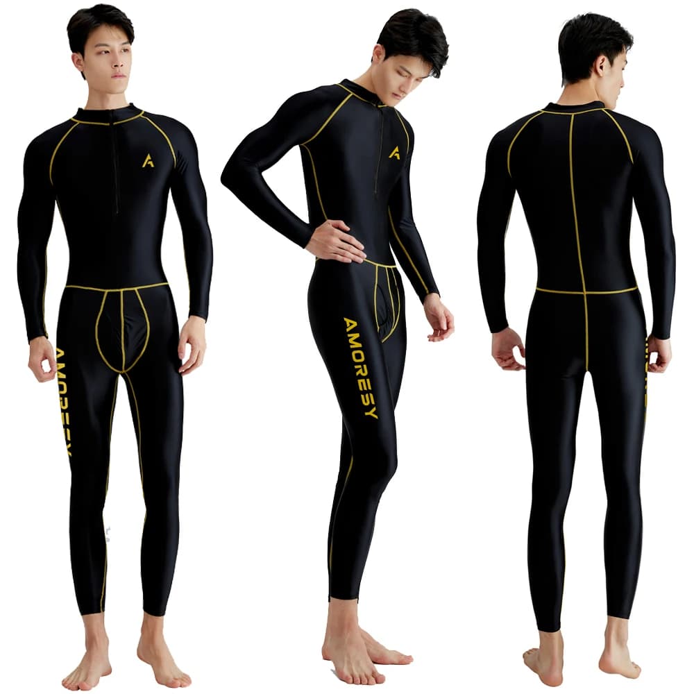 AMORESY tute da uomo set top Leggings lucido lucido sport Fitness Running tute generali tute per tutti gli usi