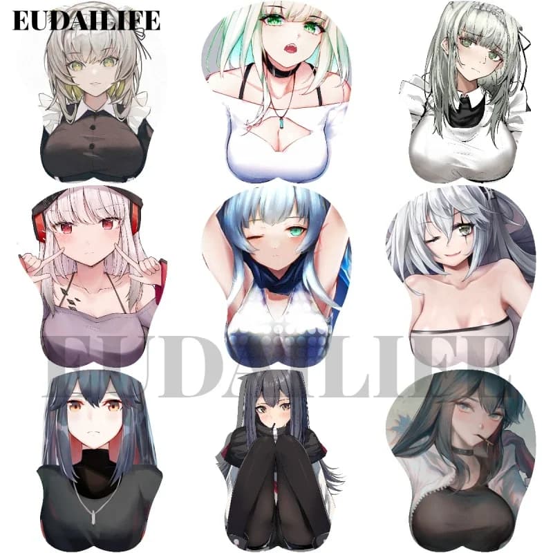 Arknights Texas Lappland Kal'tsit 3D Mousepad Mano Poggiapolsi Mouse Pad Mousepad Silicone Oppai Morbido Mouse Zerbino Ufficio Lavoro Regalo