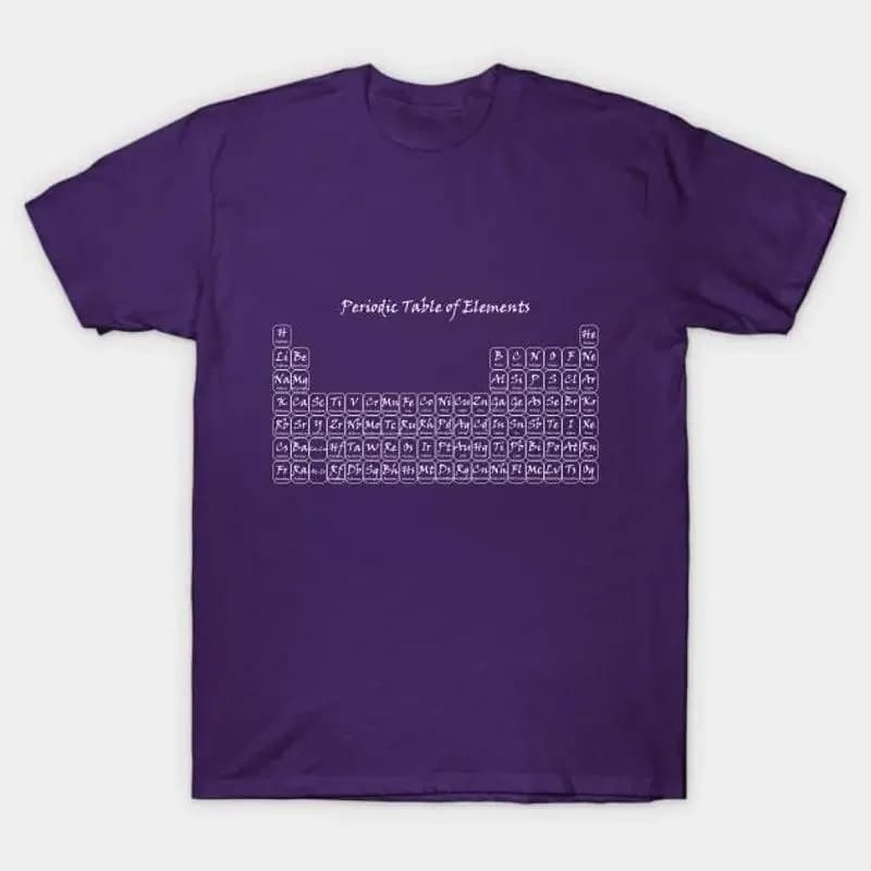 Periodic Table of Elements T Shirt S 5XL Fast Shipping