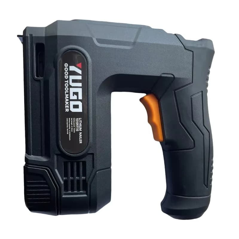 AKX Utensili elettrici a batteria Pistola sparachiodi 2 in 1 Cucitrice in legno Fai da te Industriale Leggero Mobili Armadio Assemblaggio Pavimenti Chiodo