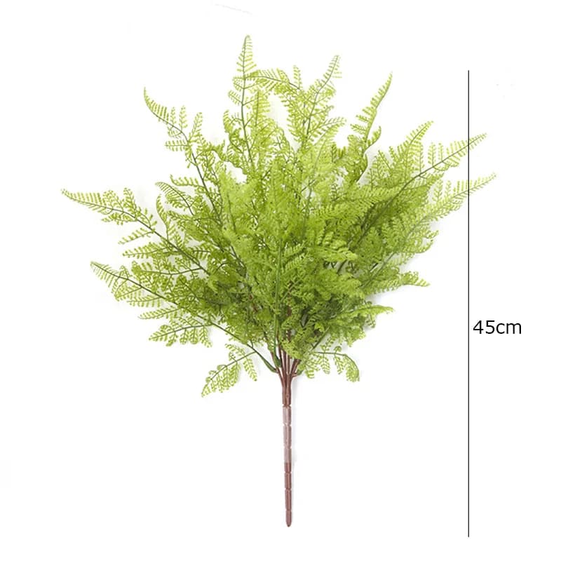 1PCS Real Touch Fern leaf Bunch Artificial Fern Greenery Evergreen Plant for Wedding Centerpieces Decorative Christmas decor
