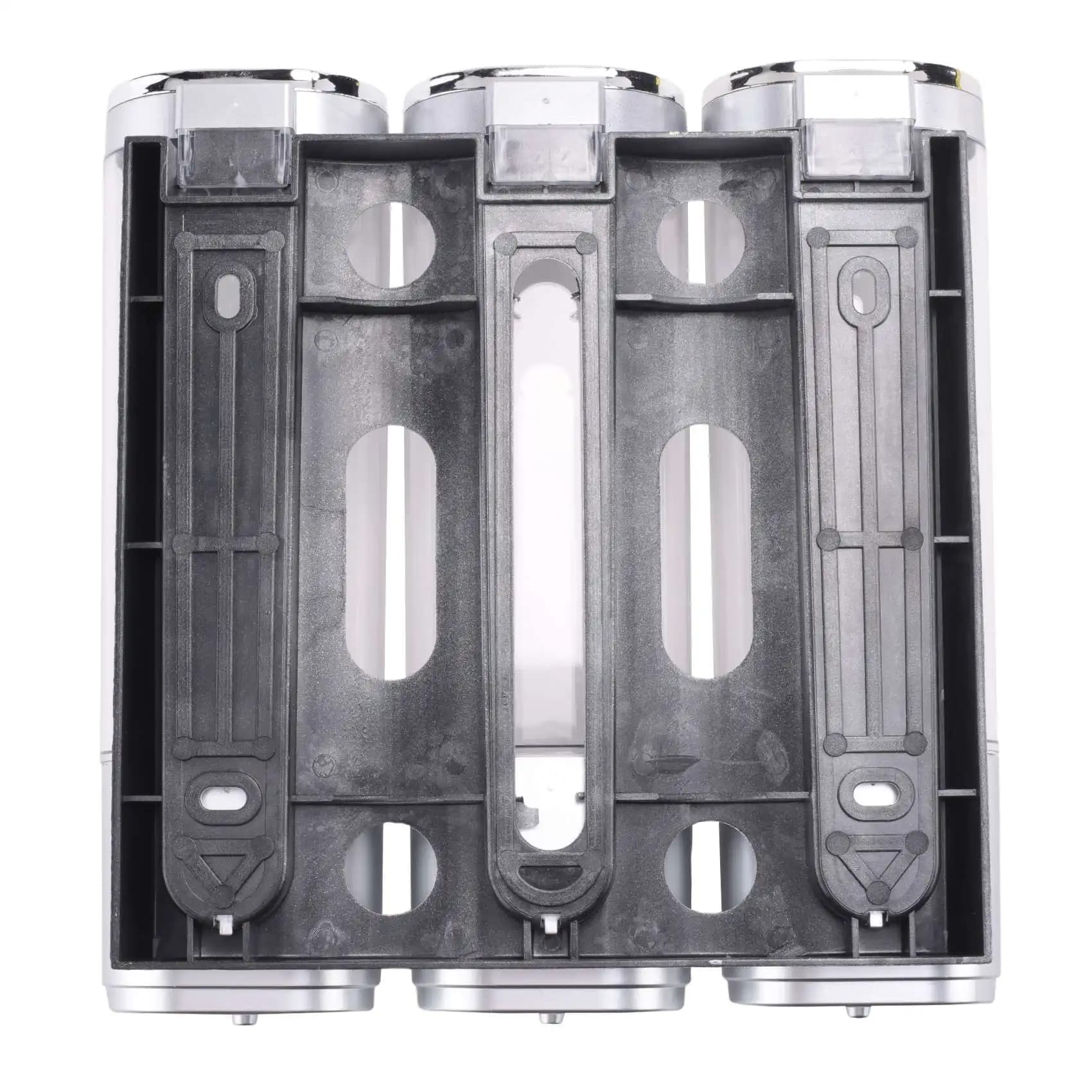 Dispenser e organizer per pompa per doccia da bagno a parete AT16 - possono essere utilizzati per shampoo, condizionatore, B