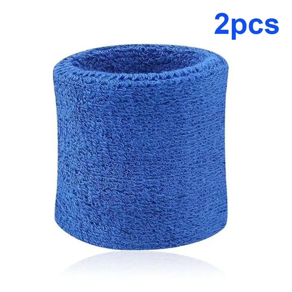 2 Pezzi Fascia da Polso Sportiva Unisex per Corsa, Protezione e Supporto, Fascia Assorbi Sudore