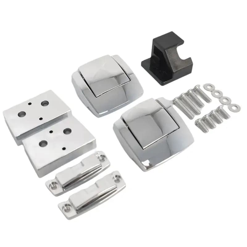 Ingenious-Motorcycle Saddlebag Locks Pops Tour Pack Pak Latches Spacers Lid Catch Kit For Touring Road Glide Luggage Lock