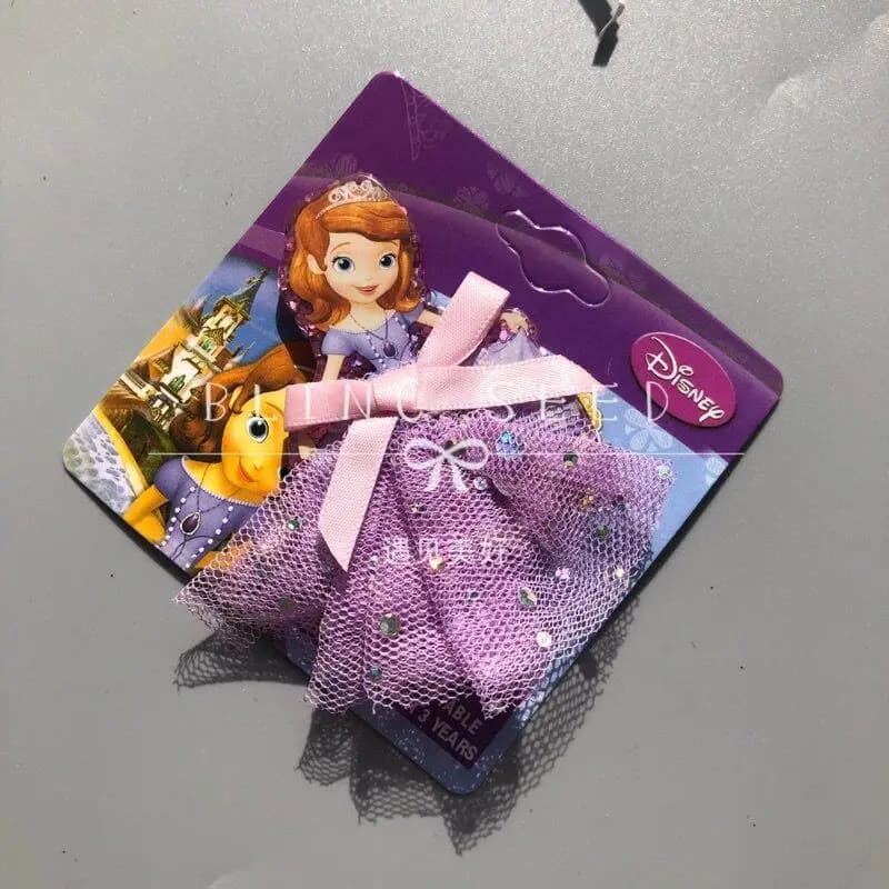 3D Hair Clip and Horsetail Decoration for Baby, Craftsman's Theme Princesses of Soul Cards (Sofia, Snow White), Special Production