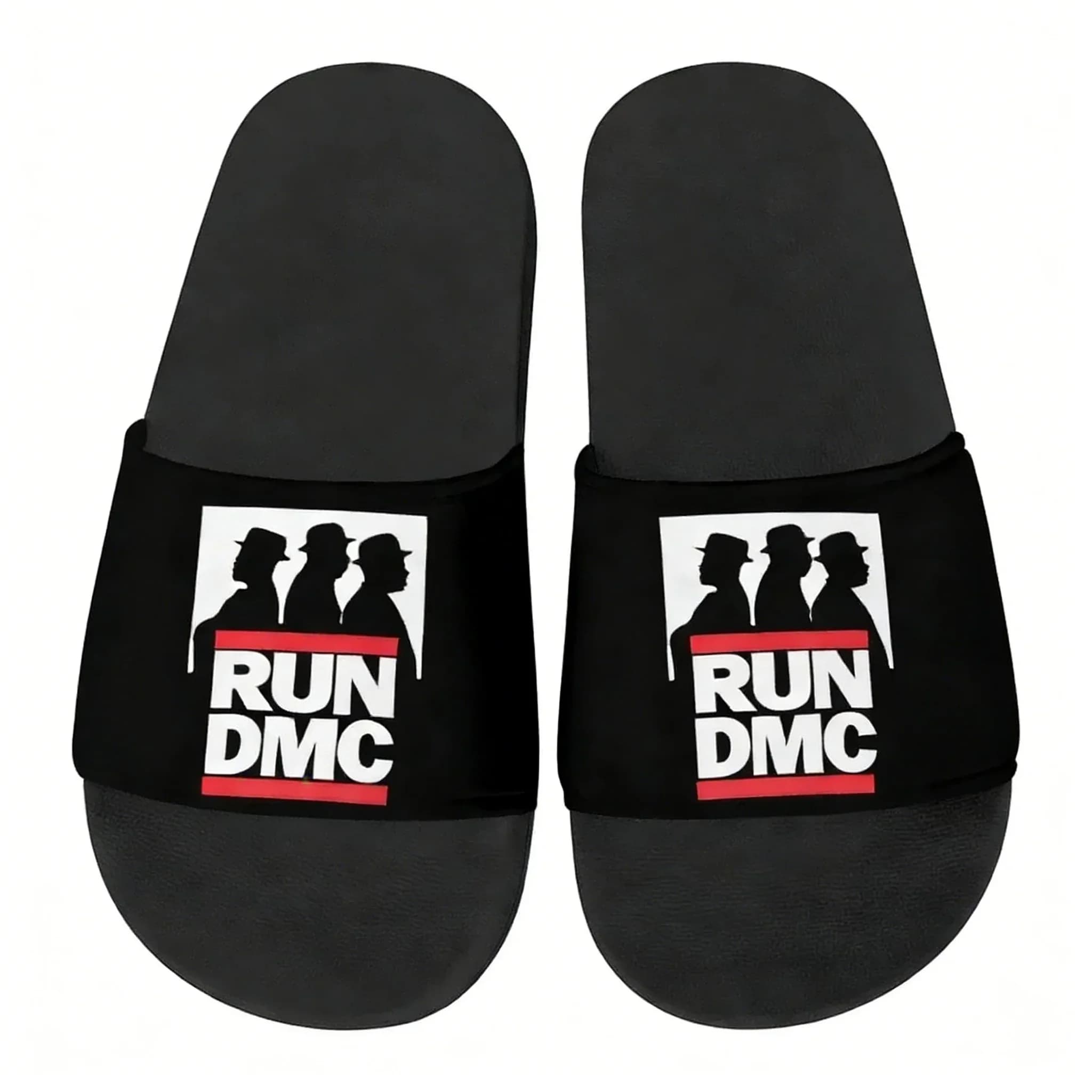 Sandali Run DMC, Ciabatte da Casa, Scarpe da Acqua per Uomini, Donne e Adolescenti, Sandali per Bagno, Spiaggia e Piscina, Ciabatte Estive Personalizzate
