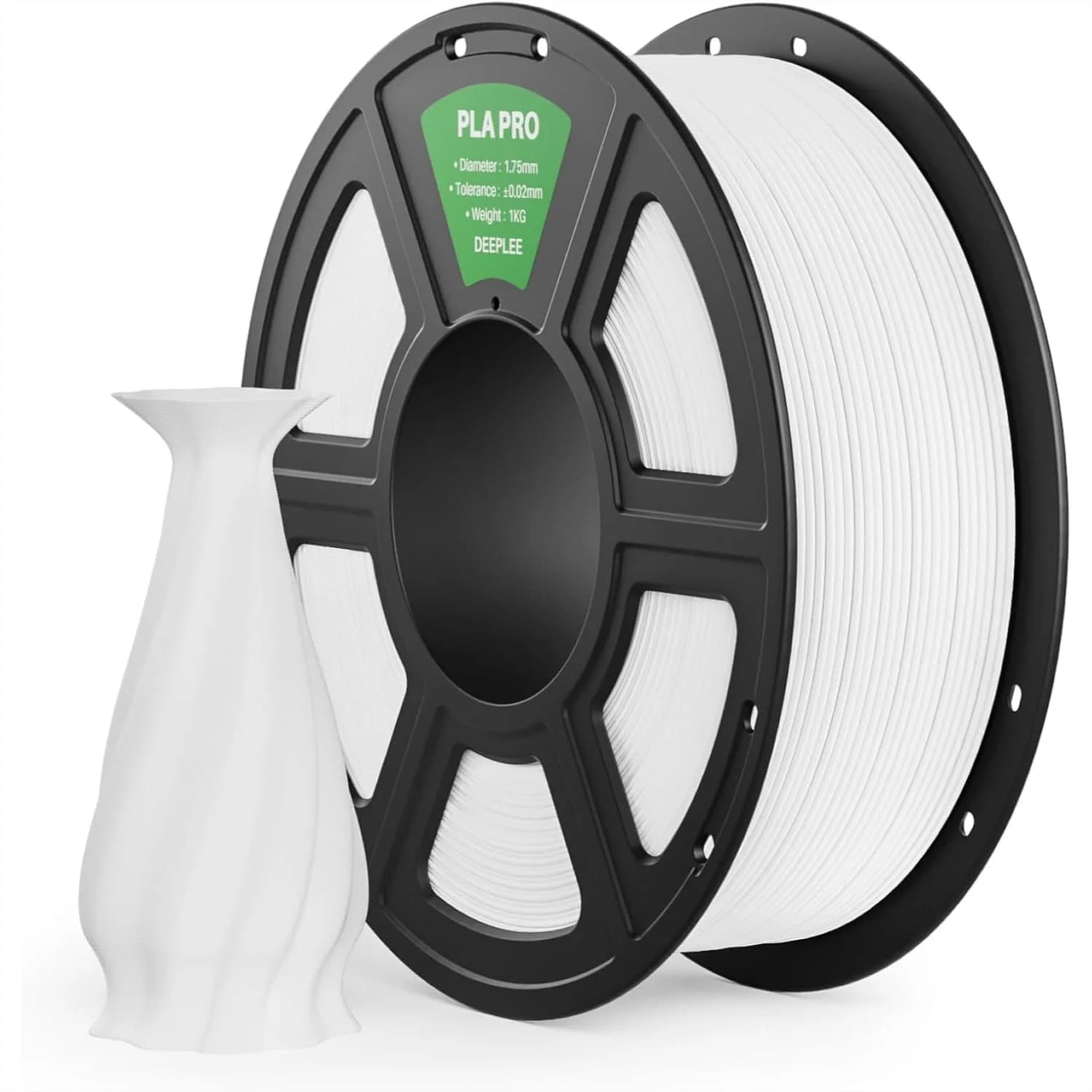 PLA PRO Filament 1.75mm, Stronger Toughness 3D Printer Filament, Dimensional Accuracy +/- 0.02 mm, Neatly Wound, Fits Most FDM