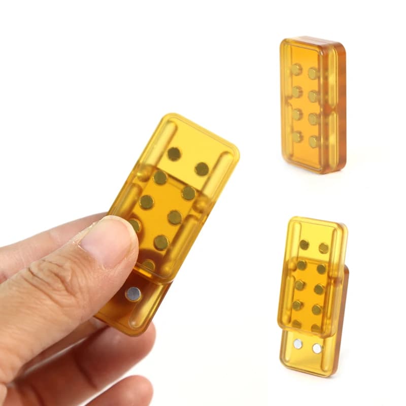 2 strati Pei Fidget Slider Autismo ADHD Metallo EDC Fidget Giocattoli Giocattoli da scrivania Ansia Giocattoli antistress Regalo per adulti