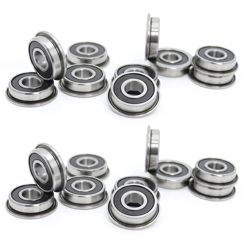 20 pz F695-2RS cuscinetto 5 x13x4mm flangiato in miniatura cuscinetti a sfere a gola profonda F695RS per stampante 3D VORON Mobius 2/3
